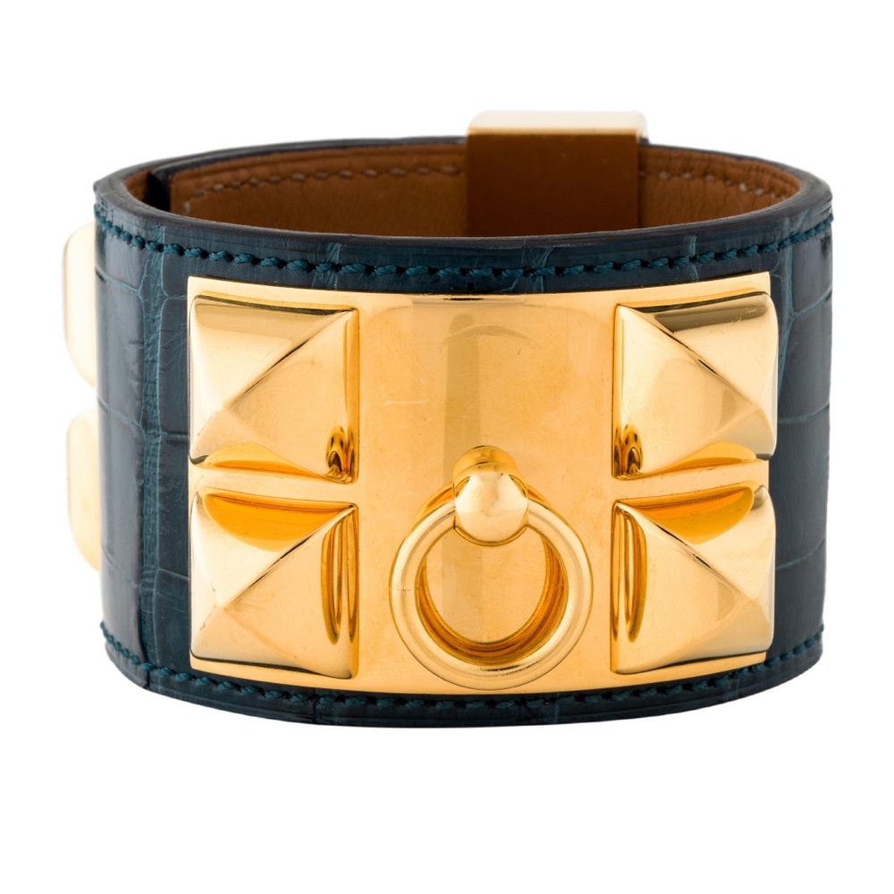 HERMES Collier de Chien Alligator 🐊 bracelet